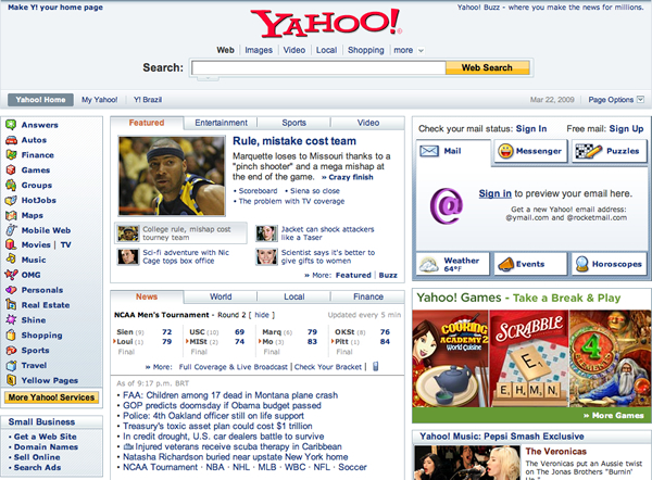 yly Como seria o Google com o layout do Yahoo!?