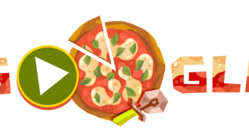Google está celebrando a pizza com Doodle jogável